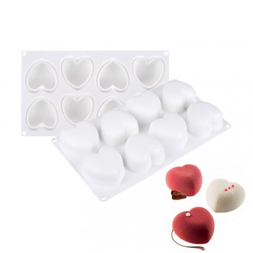 قالب موس قلب 6.5*6*4 سم