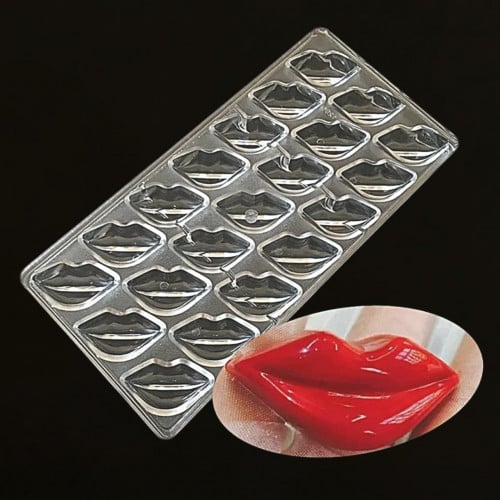 قالب شوكولا شفايف بلاستك