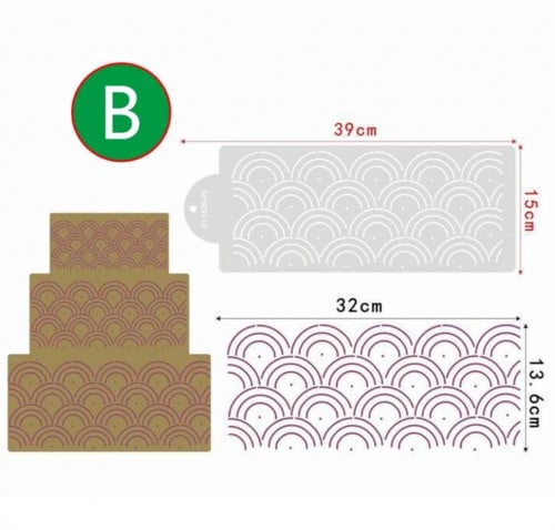 ستنسل تموجات