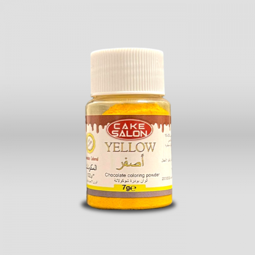 ألوان بودرة شوكولاته أصفر 7 جرام