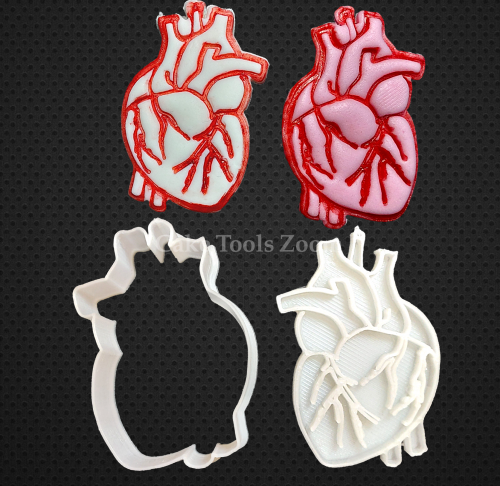 قطاعة و ختم شكل قلب