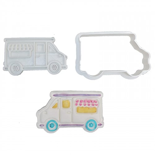 قطاعة و ختم عربة الحلويات