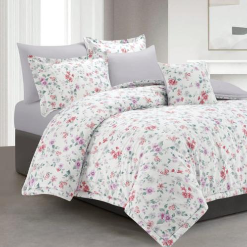 مفرش قطن فلورا مزدوج 7 قطع