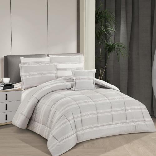 مفرش قطن تيجان مزدوج 8 قطع