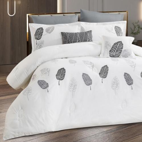 مفرش جواهر قطن مزدوج 8 قطع