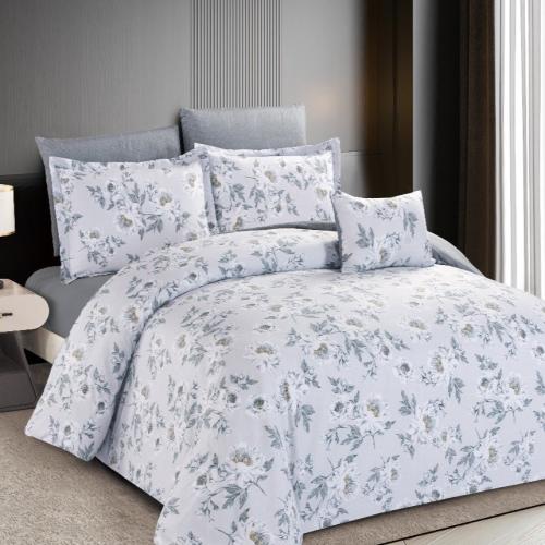 مفرش ترف قطن مشجر مزدوج 7 قطع