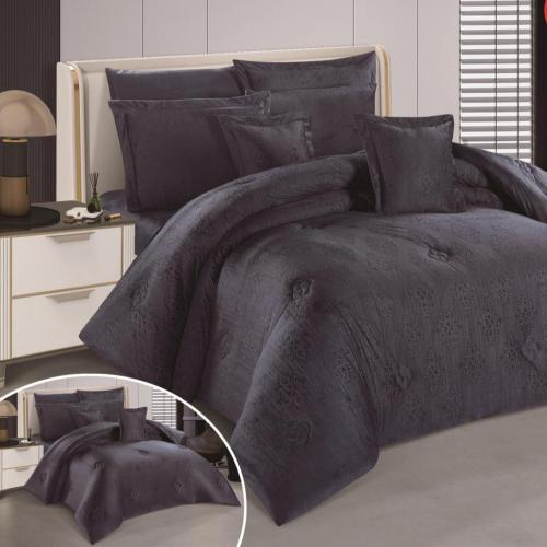 مفرش مخمل شتوي سيلا مزدوج 6 قطع