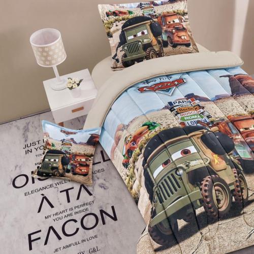 مفرش اطفال مفرد ونص 4 قطع