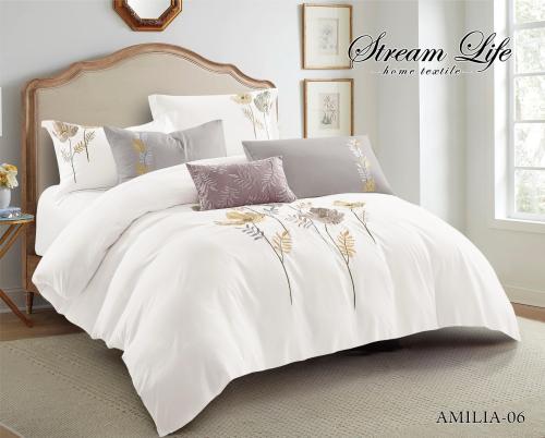 مفرش مطرز اميليا مزدوج 7 قطع