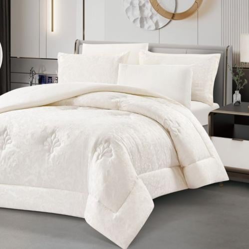 مفرش جاكار مفرد ونص 4 قطع