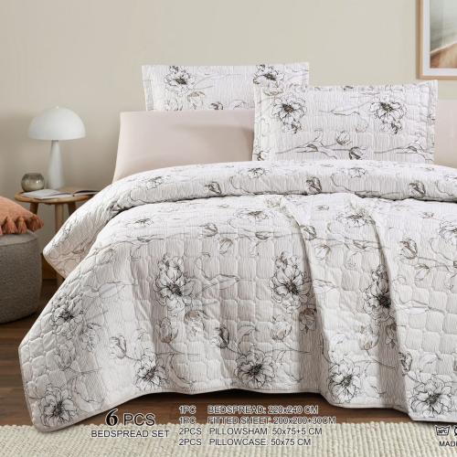 مفرش مضغوط مشجر مزدوج 6 قطع