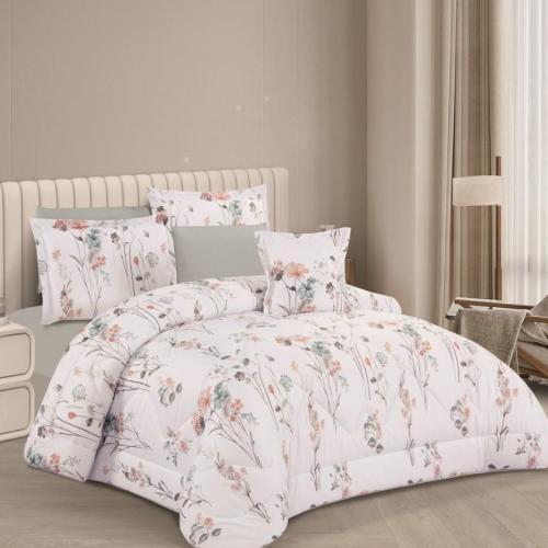 مفرش ليلى مفرد ونص 4 قطع