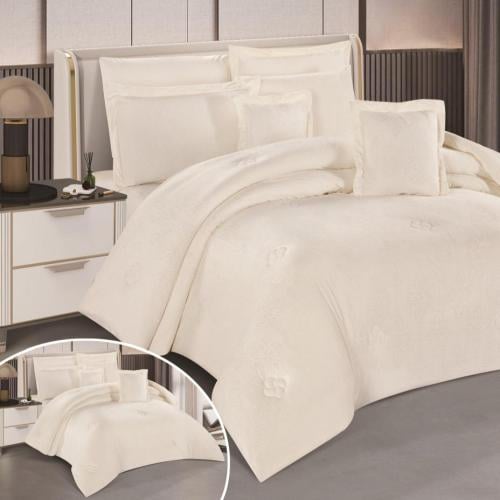 مفرش مخمل شتوي سيلا مزدوج 6 قطع