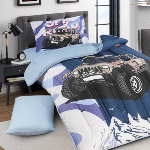 مفرش اطفال مفردونص 4 قطع