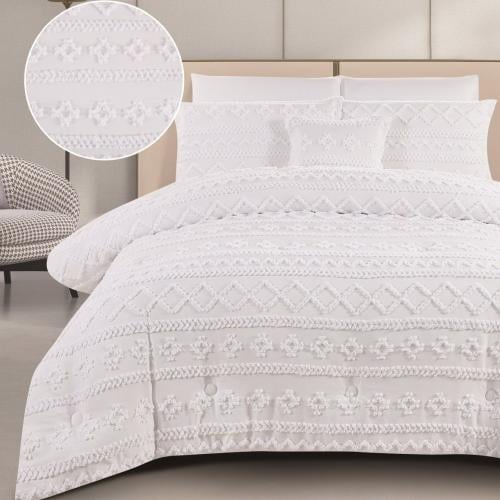 مفرش بوهيمي مفرد ونص 5 قطع