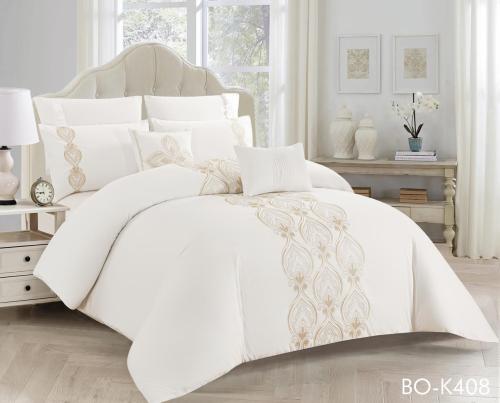 مفرش مطرز  مزدوج 8 قطع