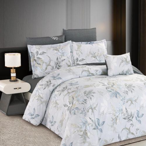 مفرش ترف قطن مشجر مزدوج 7 قطع