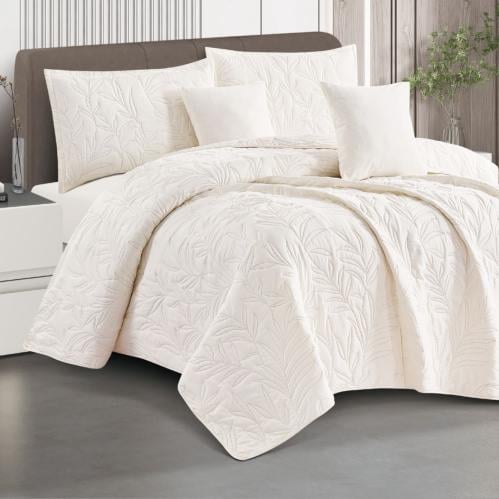 مفرش مضغوط مفرد ونص 4 قطع