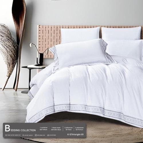 مفرش برايت مطرز مزدوج 6 قطع