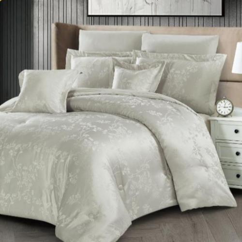 مفرش جاكار اميلا مزدوج 8 قطع