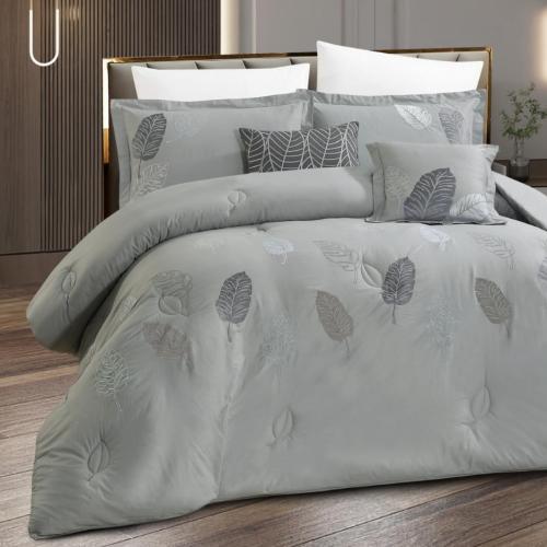 مفرش جواهر قطن مزدوج 8 قطع