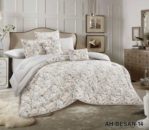 مفرش بيلسان مفرد ونص 5 قطع