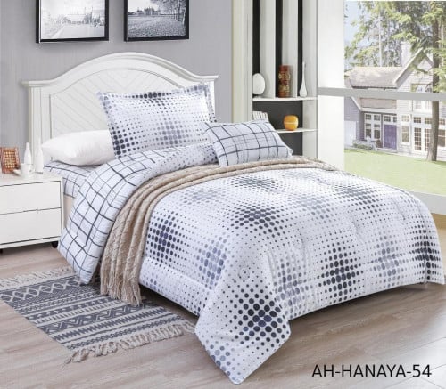 مفرش هنايا قطن نفرونص 5 قطع