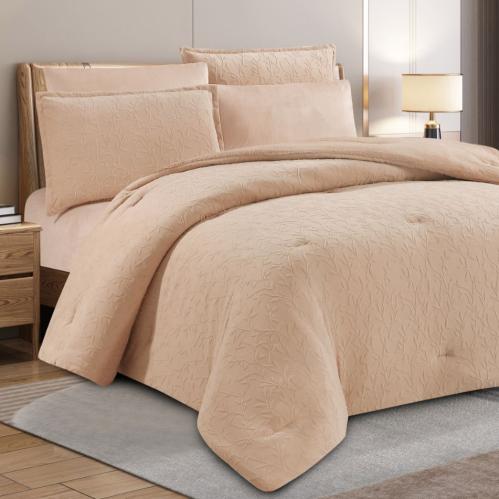 مفرش مخمل  شتوي مزدوج 6 قطع