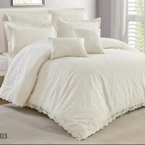 مفرش لانا  مزدوج 8 قطع