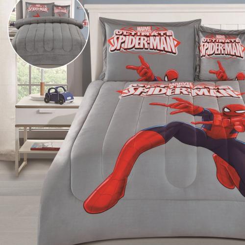 مفرش مخمل شتوي اطفال مفرد ونص 4 قطع