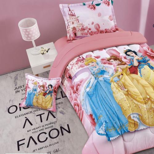 مفرش اطفال مفرد ونص 4 قطع