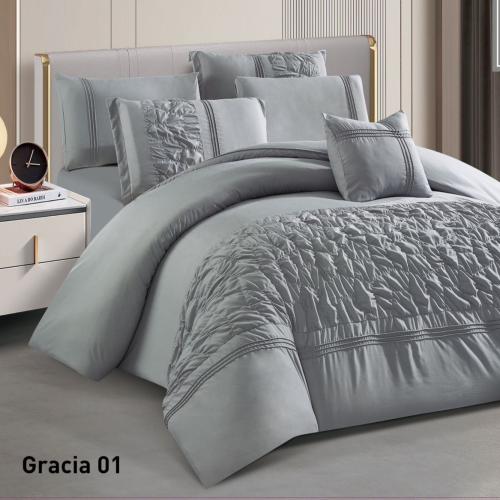 مفرش جرسيا مزدوج 7 قطع