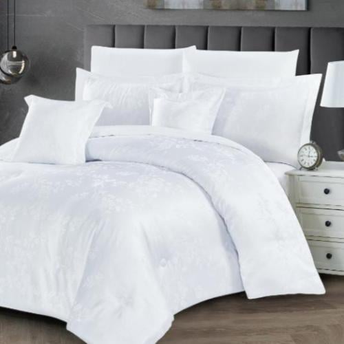 مفرش جاكار اميلا مزدوج 8 قطع