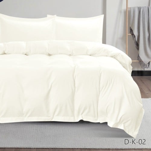 تلبيسة مفرش مزدوج 4 قطع سكري