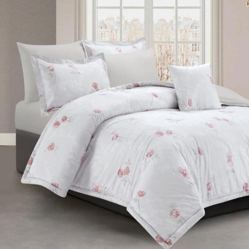 مفرش قطن فلورا مزدوج 7 قطع