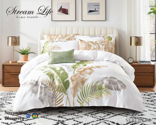 مفرش مشجر ديجيتال مزدوج 7 قطع