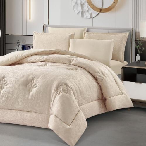 مفرش جاكار مفرد ونص 4 قطع