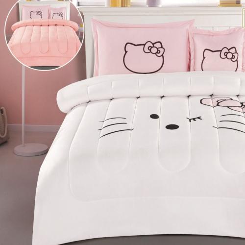 مفرش مخمل شتوي اطفال مفرد ونص 4 قطع