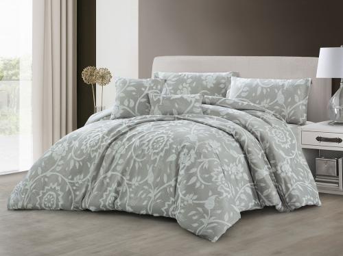 مفرش جاكار برومس مزدوج 6 قطع