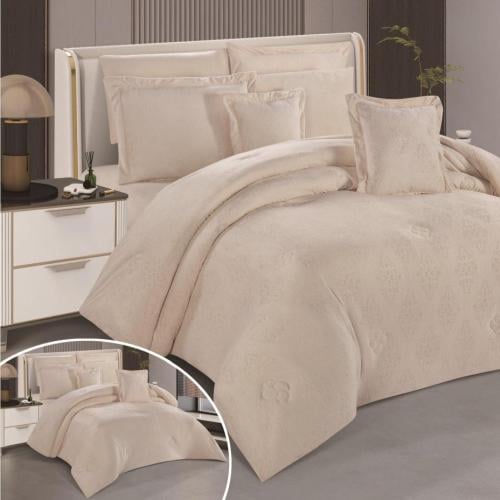 مفرش مخمل شتوي سيلا مزدوج 6 قطع