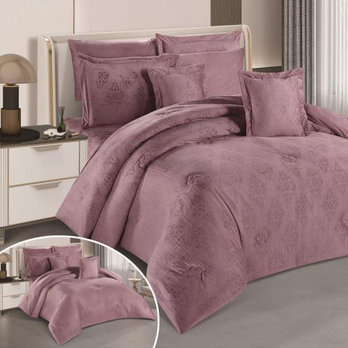 مفرش مخمل سيلا مفرد ونص 5 ثطع