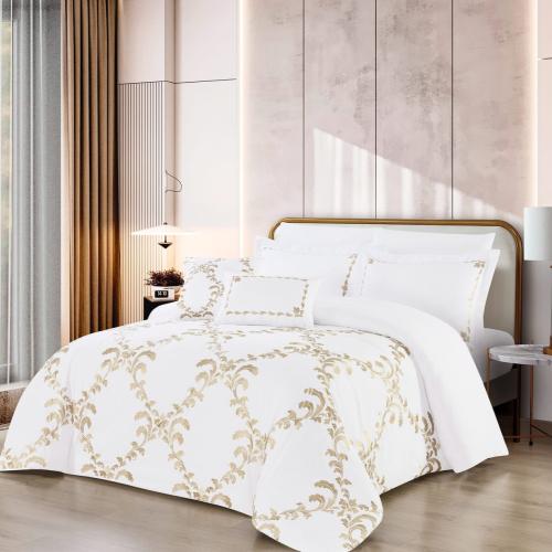 مفرش مطرز جواهر 8 قطع