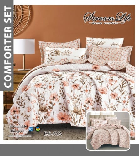 مفرش مضغوط مشجر نفرين 6 قطع