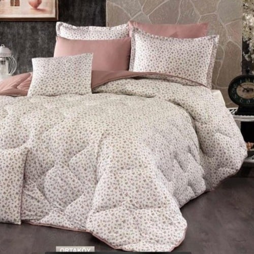 مفرش قطن تركي مزودج 8 قطع