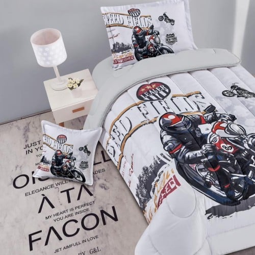 مفرش اطفال مفرد ونص 4 قطع