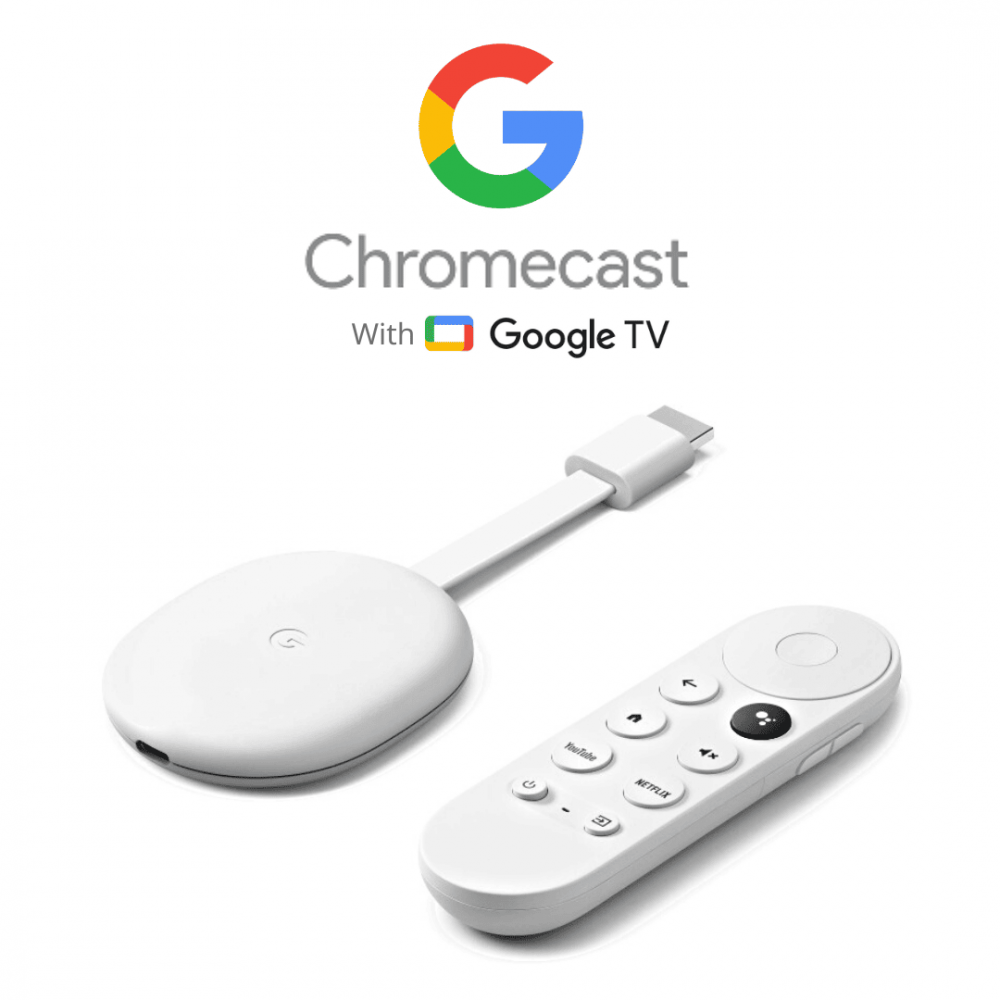 klassisk Himmel Bandit Chromecast 4 with Google TV + Remote - Dash Cam Pro Store