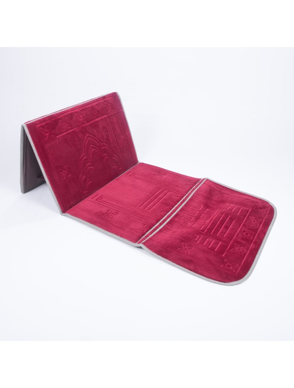 كرسي مسند مع سجاده صلاة بجراب ملون