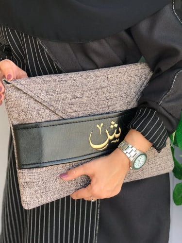 باوتش قماشي / بني فاتح