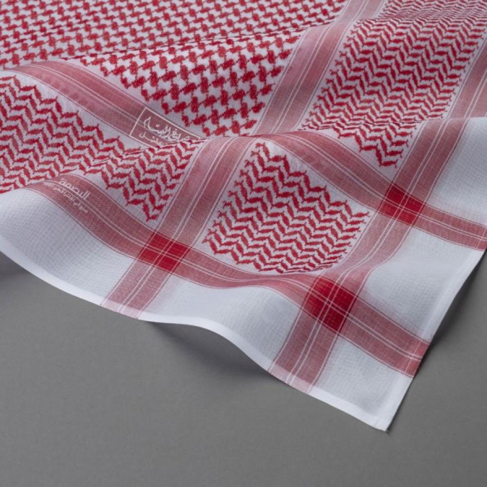 شماغ البسام البصمة 3 لون غامق