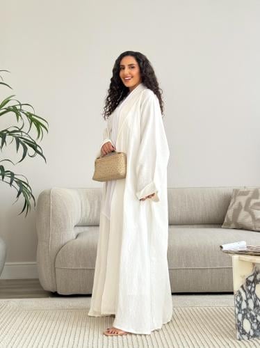 عباية قماش كتان